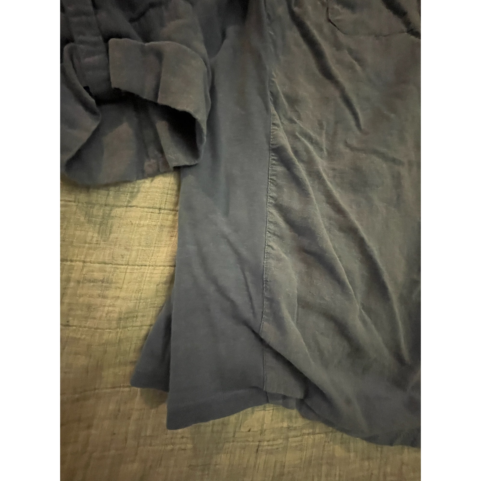 Coral Bay Woman - Button-Up Shirt - 3x - Linen Blend - Roll Tab Sleeve - Euc — image 3 of 7